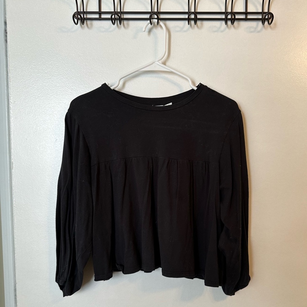 Urban Outfitters Black Babydoll Top